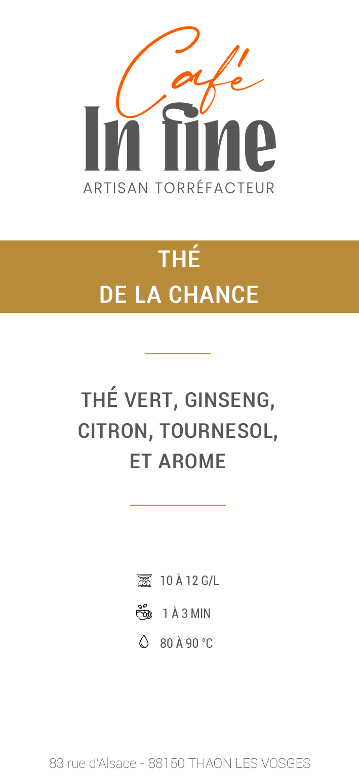 Thé de la chance (100g)