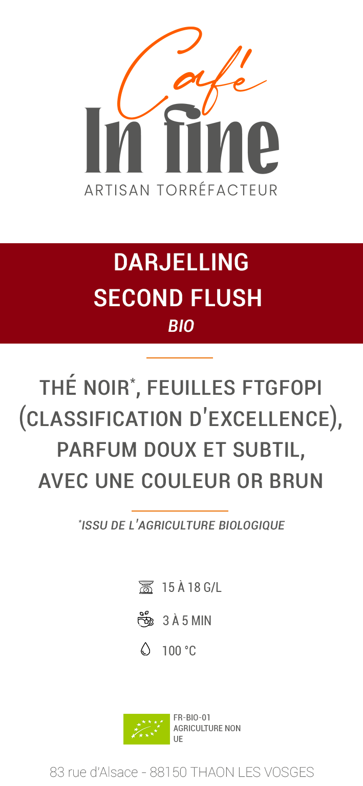 Darjeeling Second Flush BIO (100g)