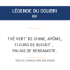 Légende du Colibri BIO (100g)