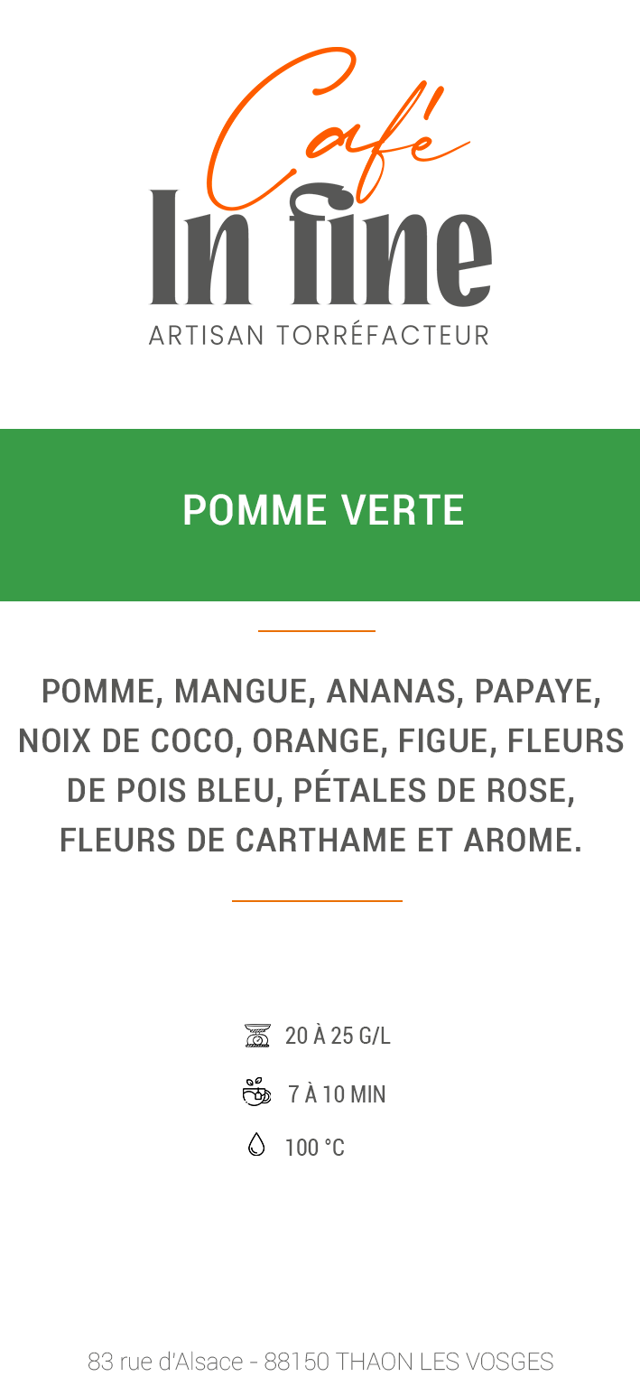 Pomme verte (100g)