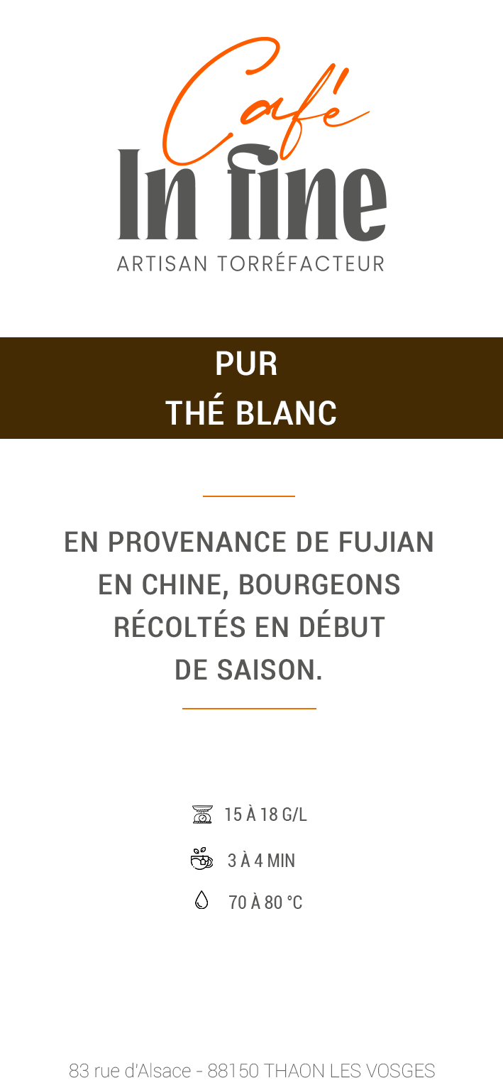 Pur thé blanc (100g)