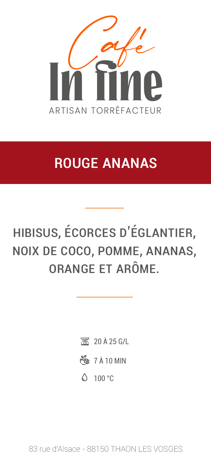 Rouge ananas (100g)