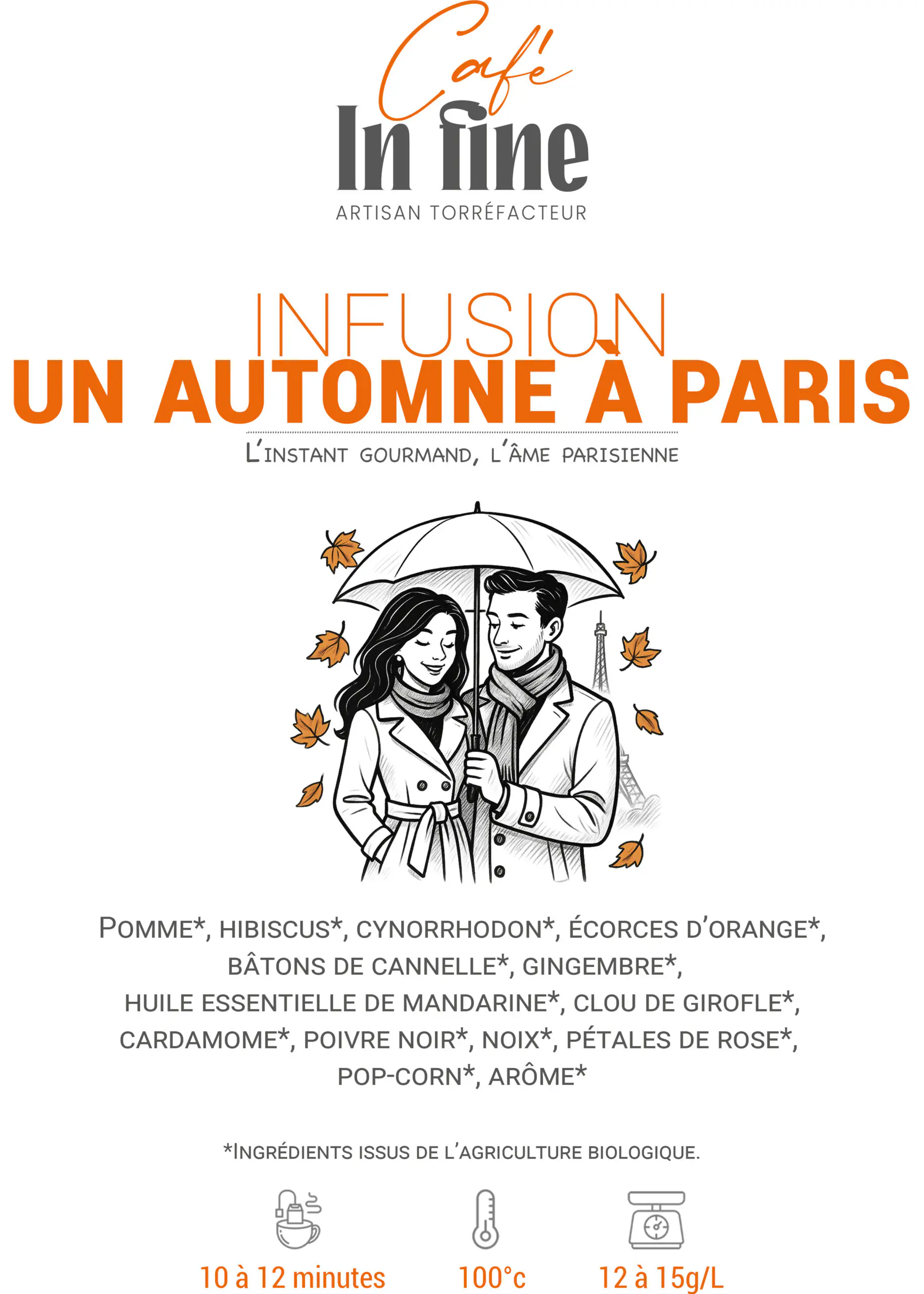 Infusion - Café In fine - Un Automne à Paris