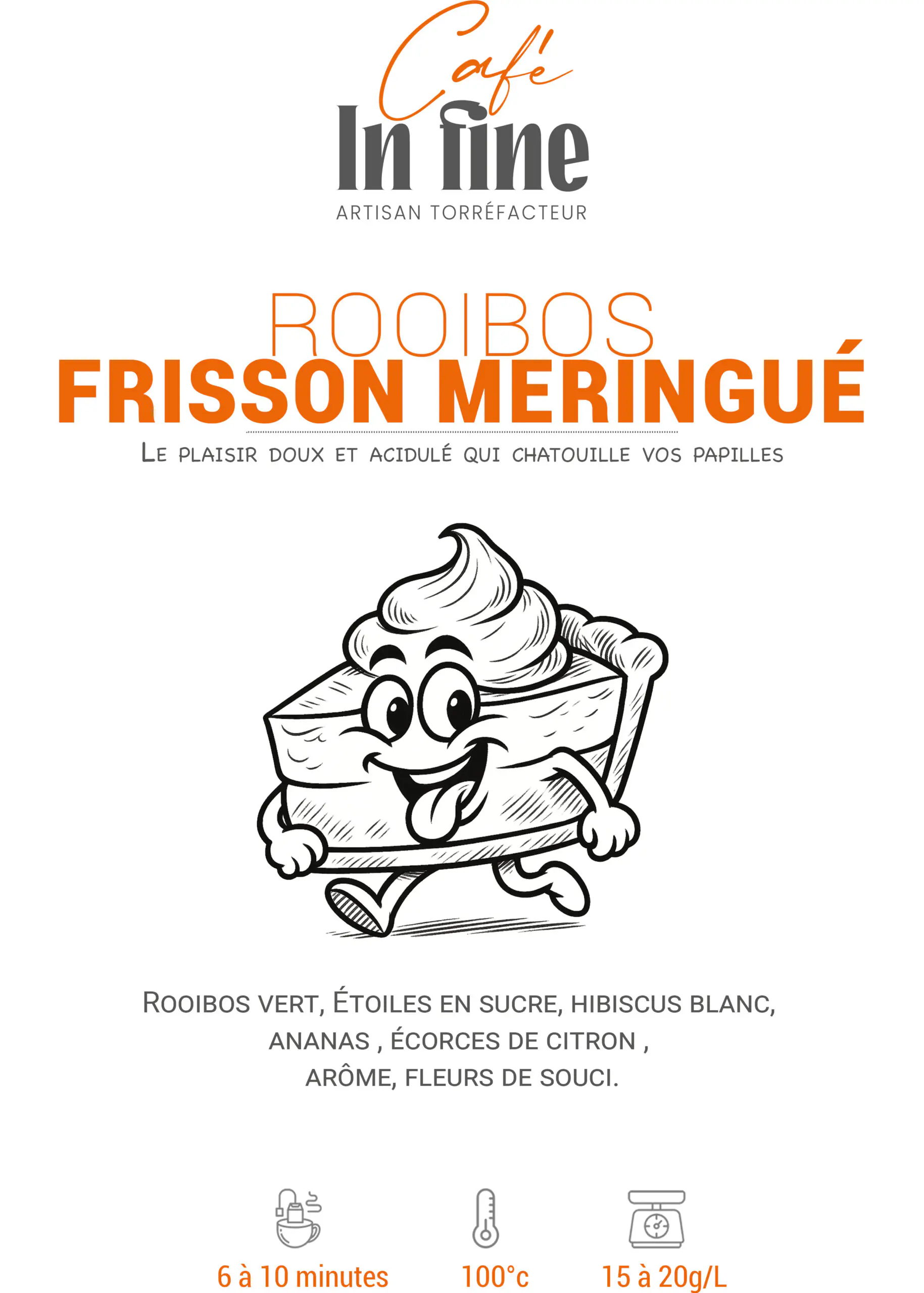 Rooibos - Café In fine - Frisson meringué