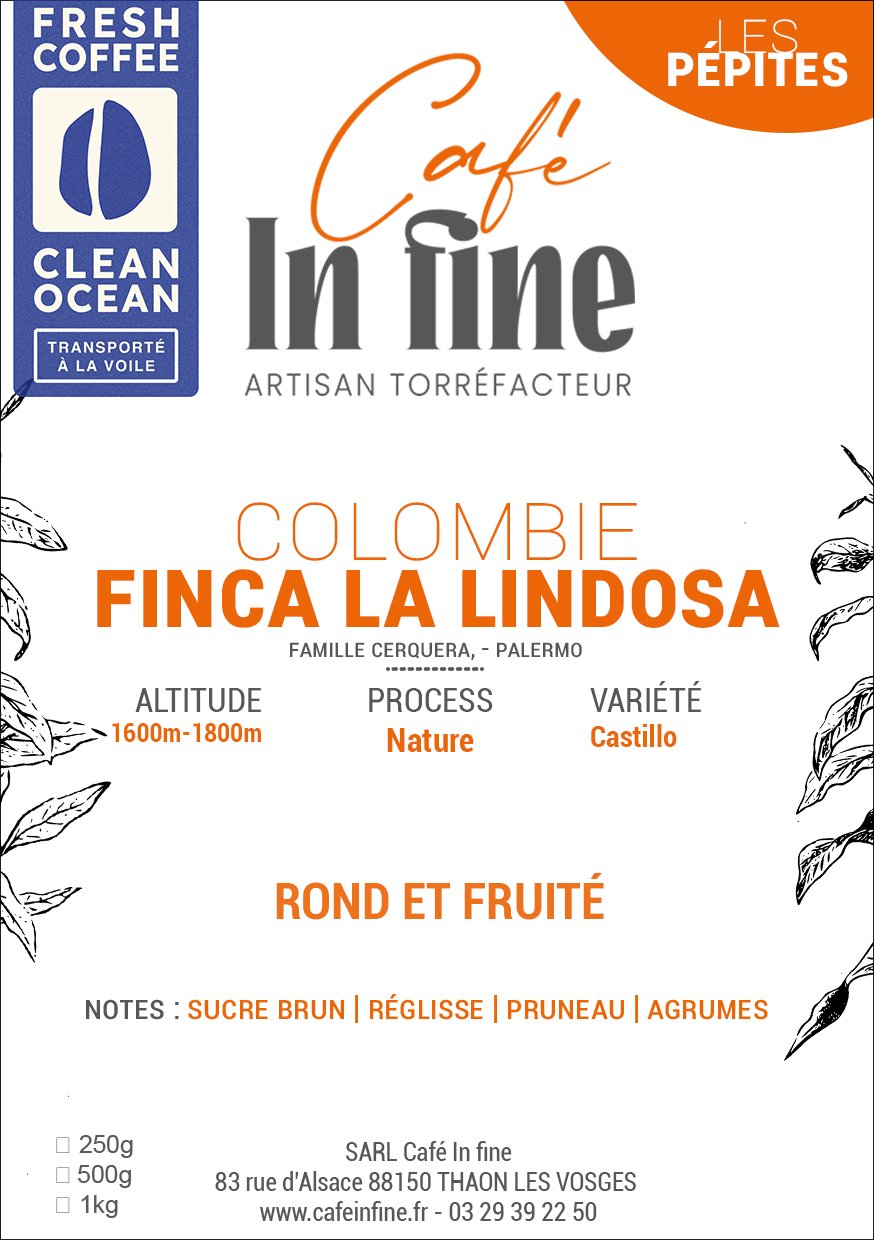 Café de spécialité de Colombie - Huila - La Lindosa