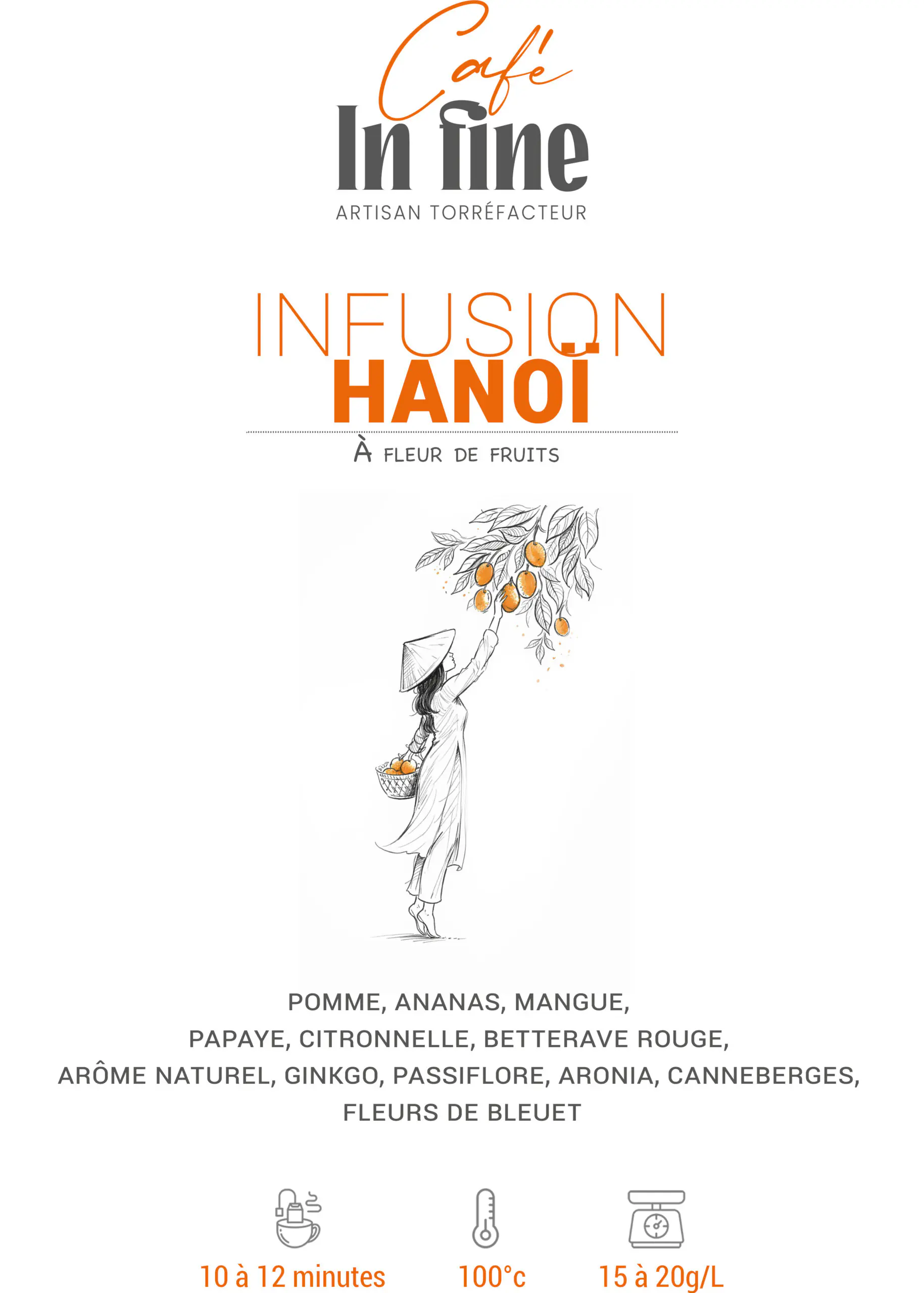 Café In fine - infusion - Hanoï