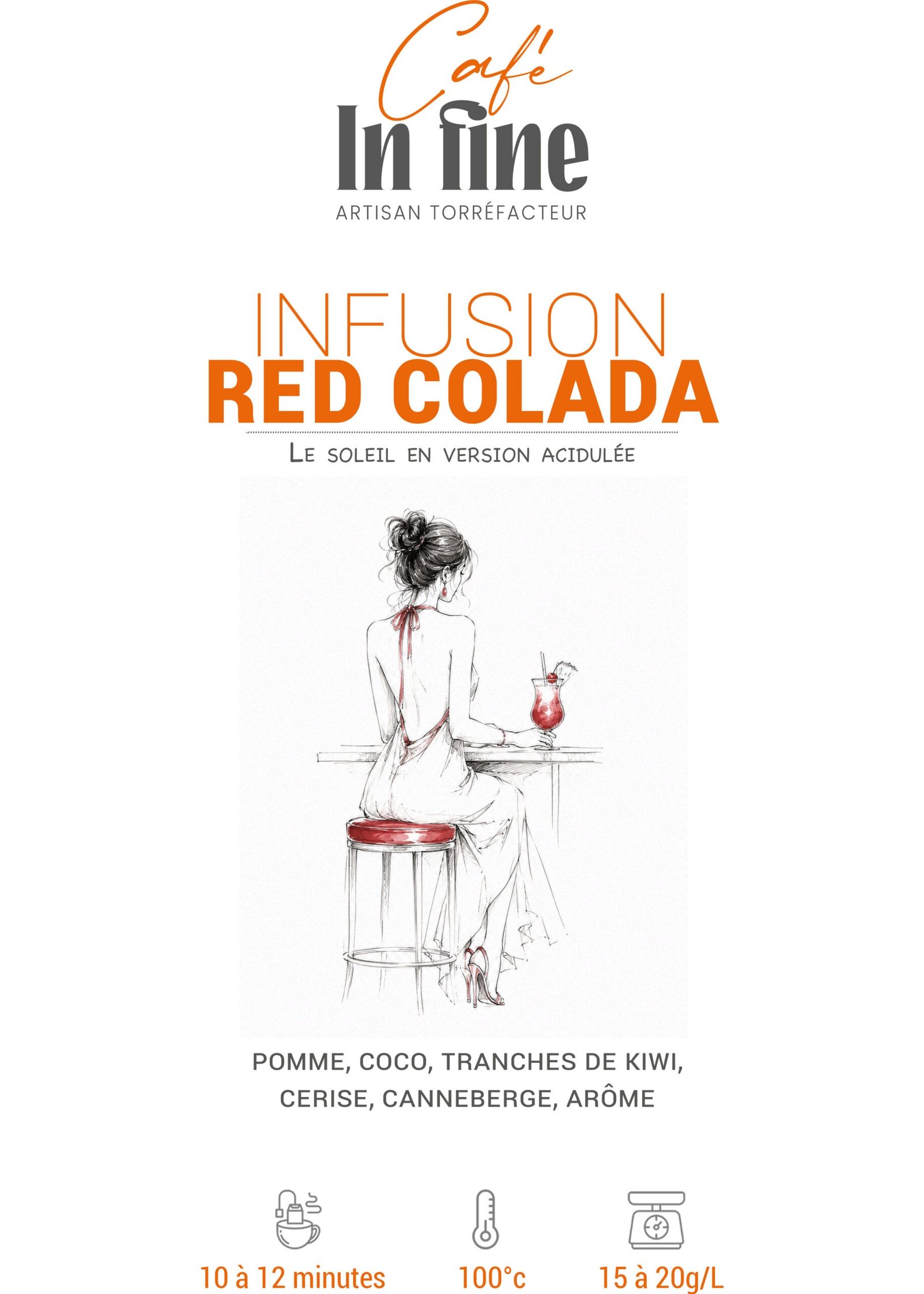 Infusion Red Colada - Café In fine